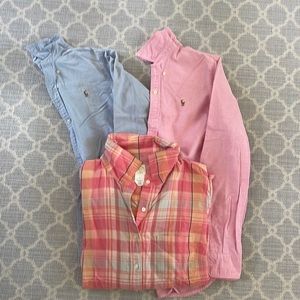 EUC Button Down Shirt Lot! Preppy Summer Chic